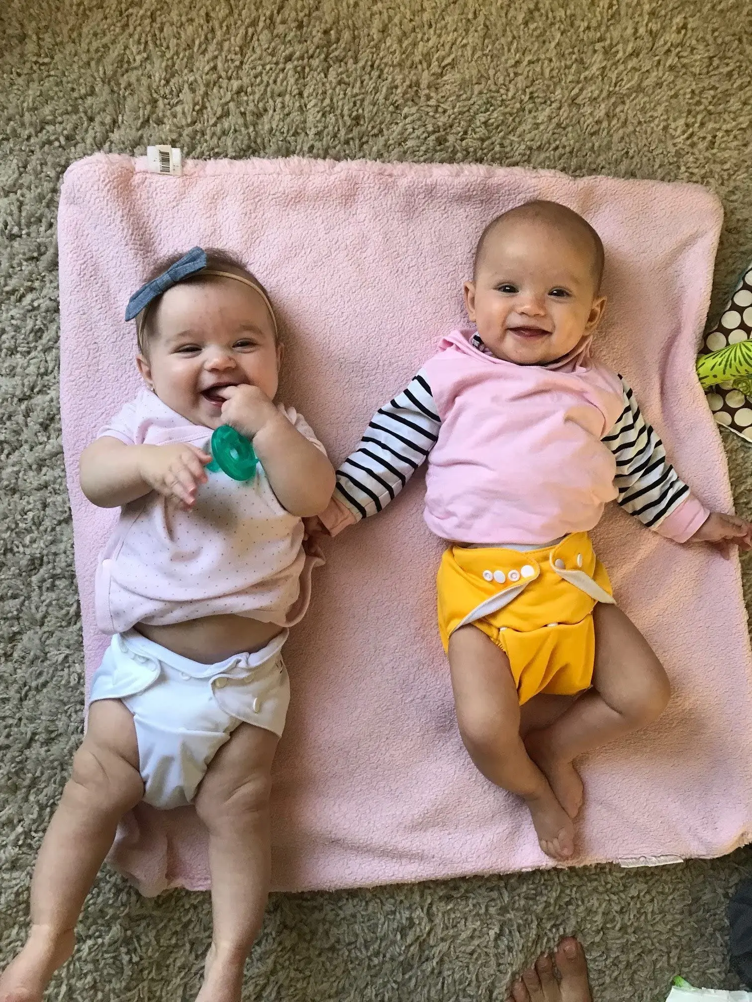 ALVABABY 3 подгузники + 3 вставки Детские тканевые подгузники на кнопках Регулируемые моющиеся многоразовые тканевые подгузники для маленьких девочек и мальчиков