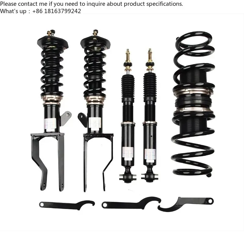 Durable Off-Road Coilovers 4x4 Suspension Kit Height Adjustable Monotube Shock Absorbers for 2017-2021 T-esla Model 3 AWD