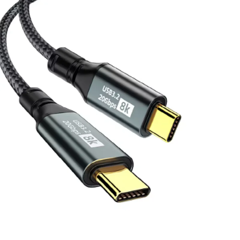 PD 100W 5A USB C to USB C Cable Type C to Type C Gen2 20Gbps 8K @ 60Hz Video Data Cord For iPhone 15 Pro Max MacBook Samsung