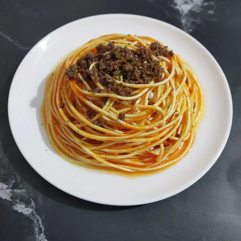 Simulation Pasta Noodles Fake Food Pasta Model Kitchen Photography Props Restaurant Hotel Window Display Sweet Table Decoration