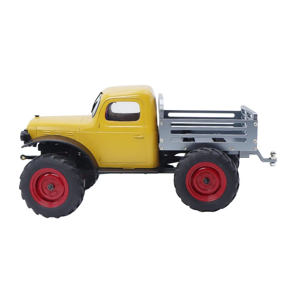 RC Metal Detachable Rear Trailer Cargo Tray With Hitch for FMS FCX24 1/24 Scale customizable size Crawler Upgrade Accessory