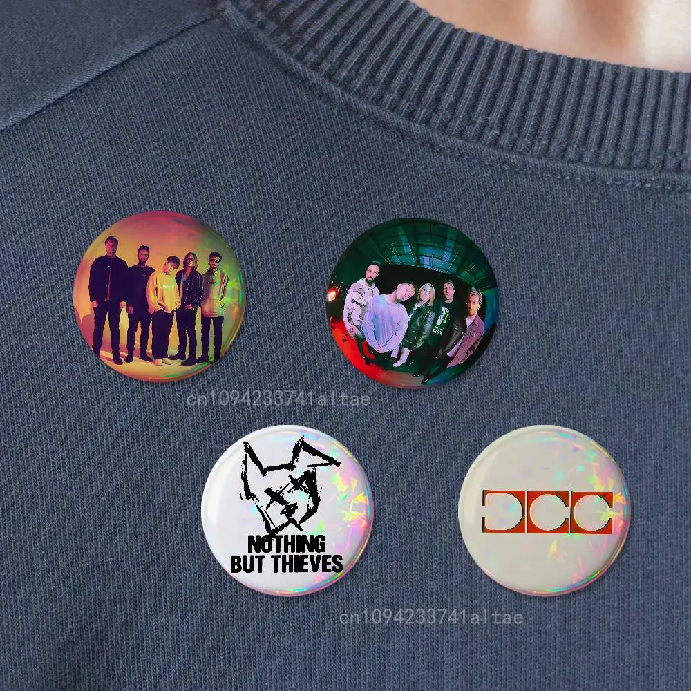 Stray Dogs Nothing But Thieves Badges 25mm 32mm 44mm 58mm 75mm Round Cosplay Pin Bag Decor Fans Collect Friends Gifts Souvenir