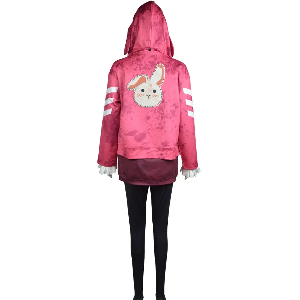 Feng Min Horror Game Cosplay Kostuum Hoodie Jas Top en Rok Set Halloween Maskerade Carnaval Feestoutfits voor dames