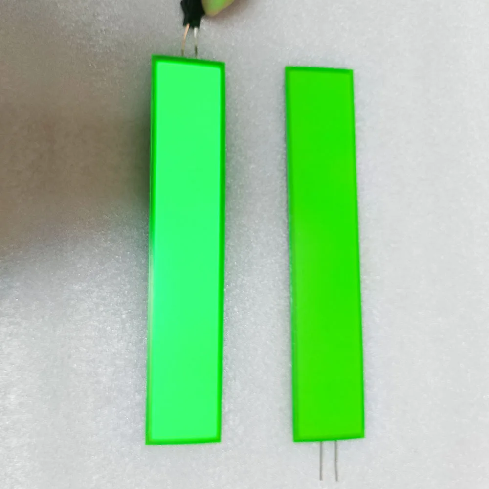 Green color 15cm x 3cm EL Panel Electroluminescent Sheet LCD Backlight machine And Equipment EL Foil Lighting Paper