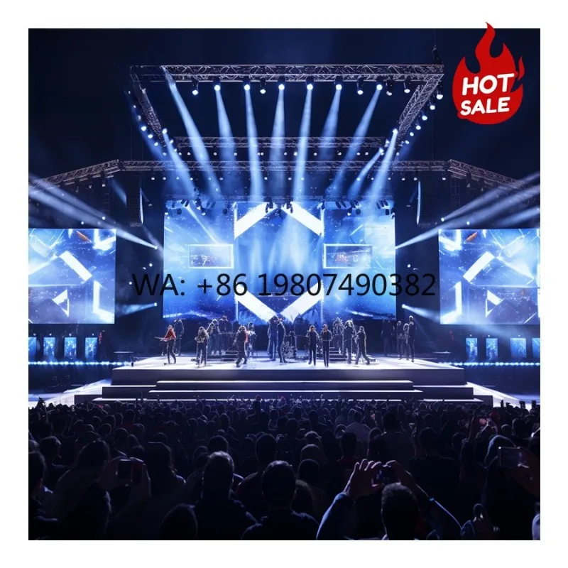 

HD P2.6 P2.9 Giant LED Video Wall Panel Fast Installation Concert Stage Outdoor Event Rental Advertising Display Screen