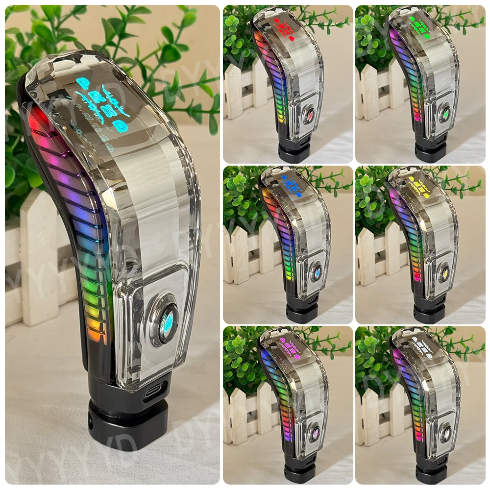 

For Renault For Koleos 2017-2020 For Kadjar 2016-2021 Megane 4 lV Automatic LED Crystal Gear Shift Knob Handball Lever Shifter