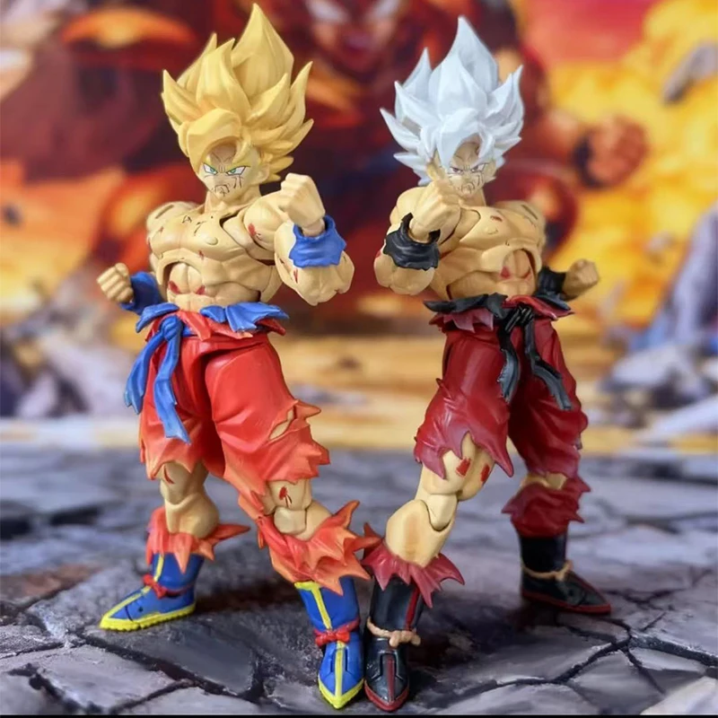 

Коллекционная фигурка Dragon Ball Z N&T Shf Battle Weekly Son Goku 3.0, модель аниме-персонажа, игрушка Супер Сайян, подарок для мальчиков