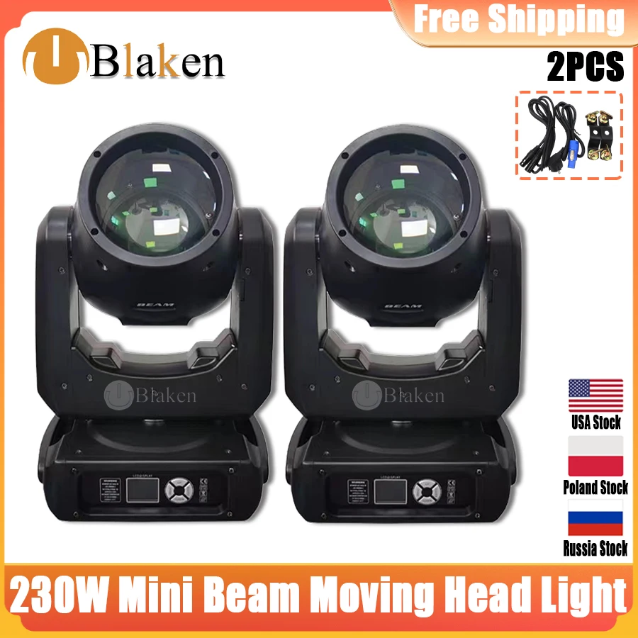 

0 Tax 2Pcs Lyre Mini Beam 230W 7R Moving Head Light 230W DJ Moving Key Model Beam 7r Sharpy Beam 230 Stage Light Power Corn