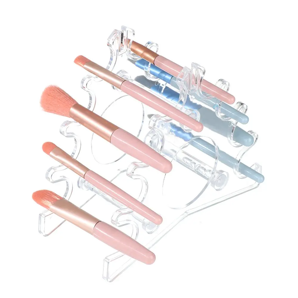 Schreibwaren Kugelschreiber Organizer Lagerung Transparent Nagel Pinsel Halter Make-Up Pinsel Rack Acryl Stift Halter Display-ständer