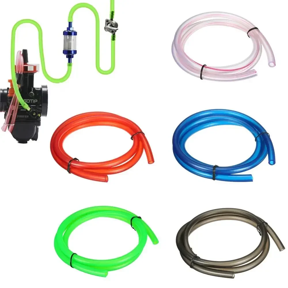 

1M Fuel Line Hose Rubber Motorcycles Fuel Tube Petrol Tube Pipe Motorcycles Fuel Line Hose Modified Gas Oil Pipe Replacement