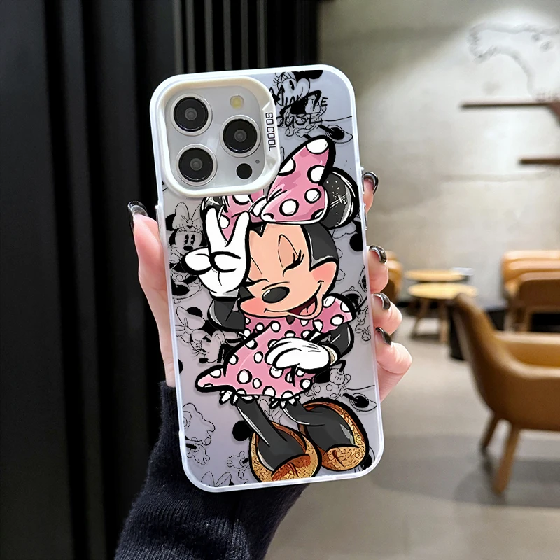 حافظة ديزني ميكي ميني ماوس لهاتف شاومي ريدمي A5 A4 A3 A3X A2 A1 Plus 13X ريدمي K80 Ultra K70 K70E K60 K60E K50 K40 K40S K30 #4