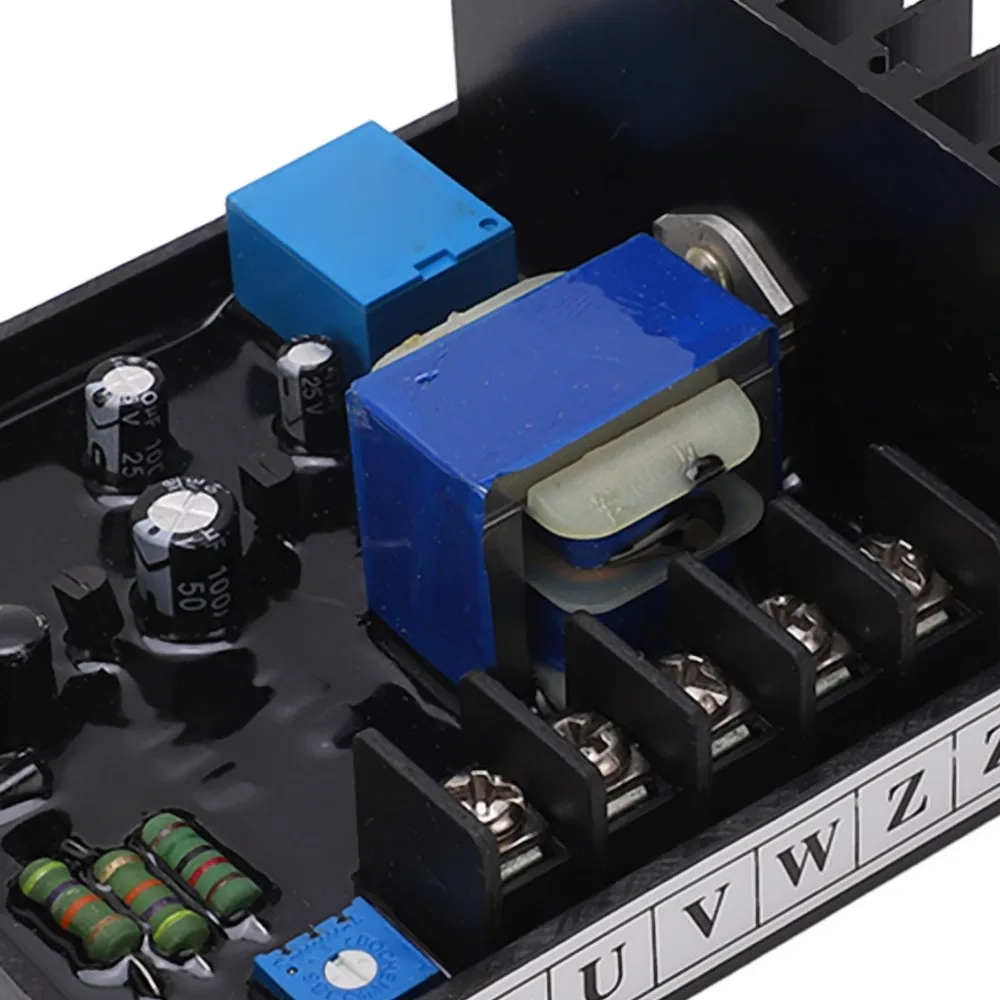

GB 170 AVR Automatic Voltage Regulator 220/380/400VAC Low RPM Protection Brushed Voltage Regulator Durable 3 Phase
