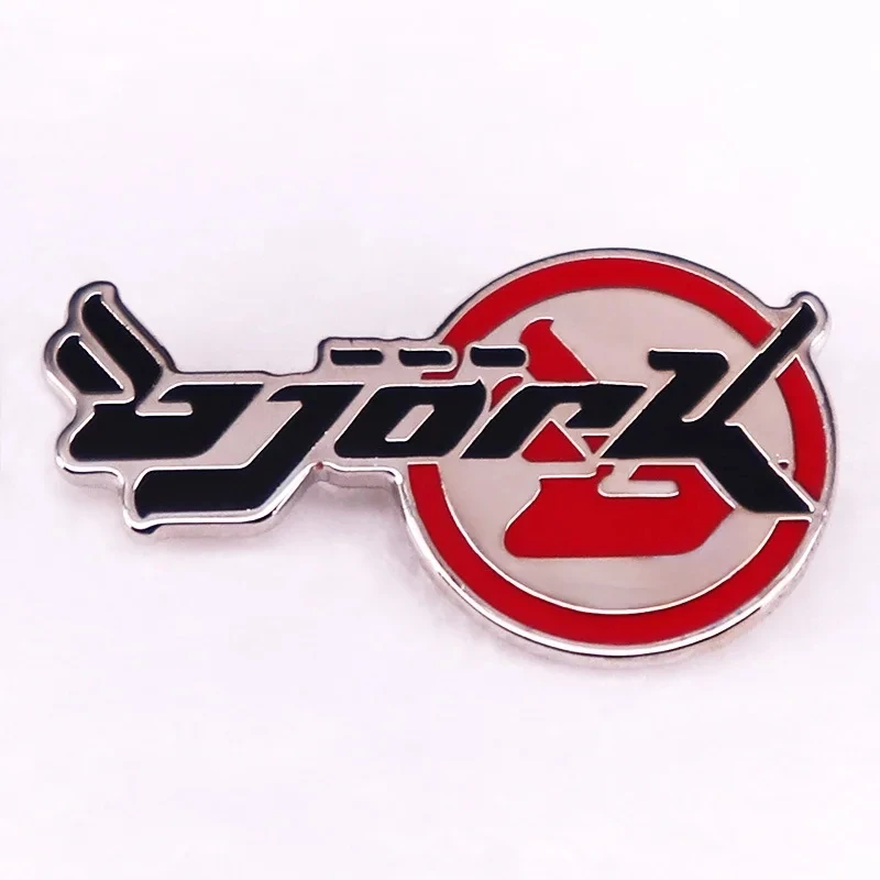 BJORK Enamel Pins Iceland Women Singer Lapel Badge Music Brooch Clothing Hat Decoration Backpack Accessory Gifts