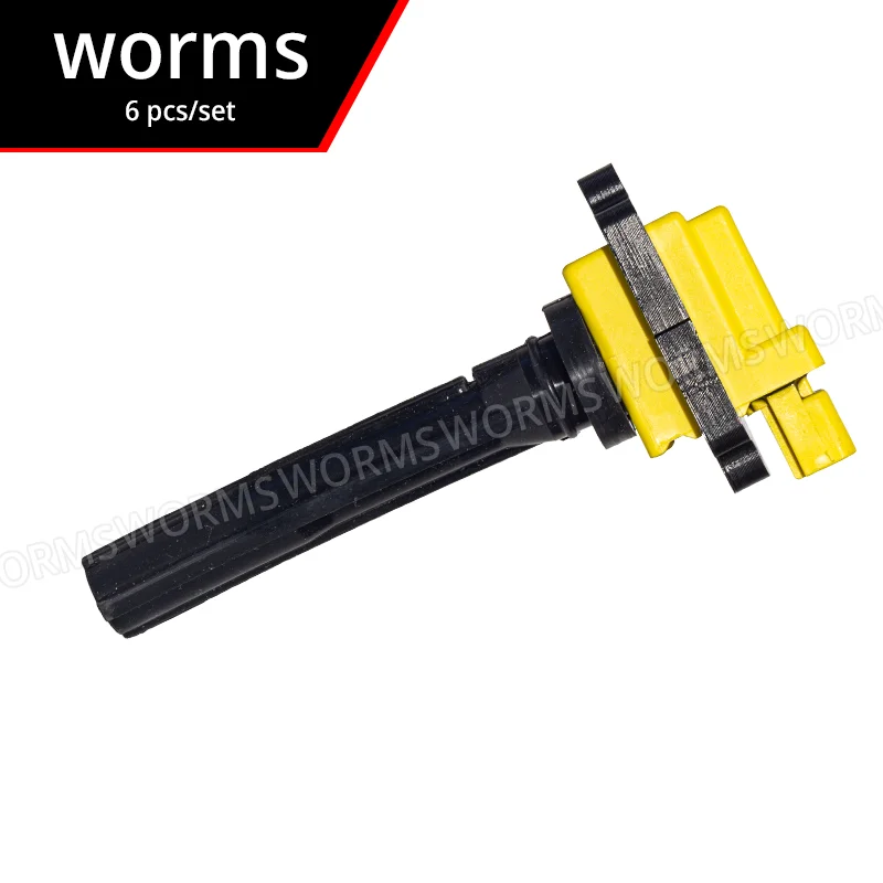 Worms High Performance Ignition Coilr Racing Coil Pack 6Pcs For 1999-2005 Suzuki Grand Vitara 2.5L V6 катушка зажигания