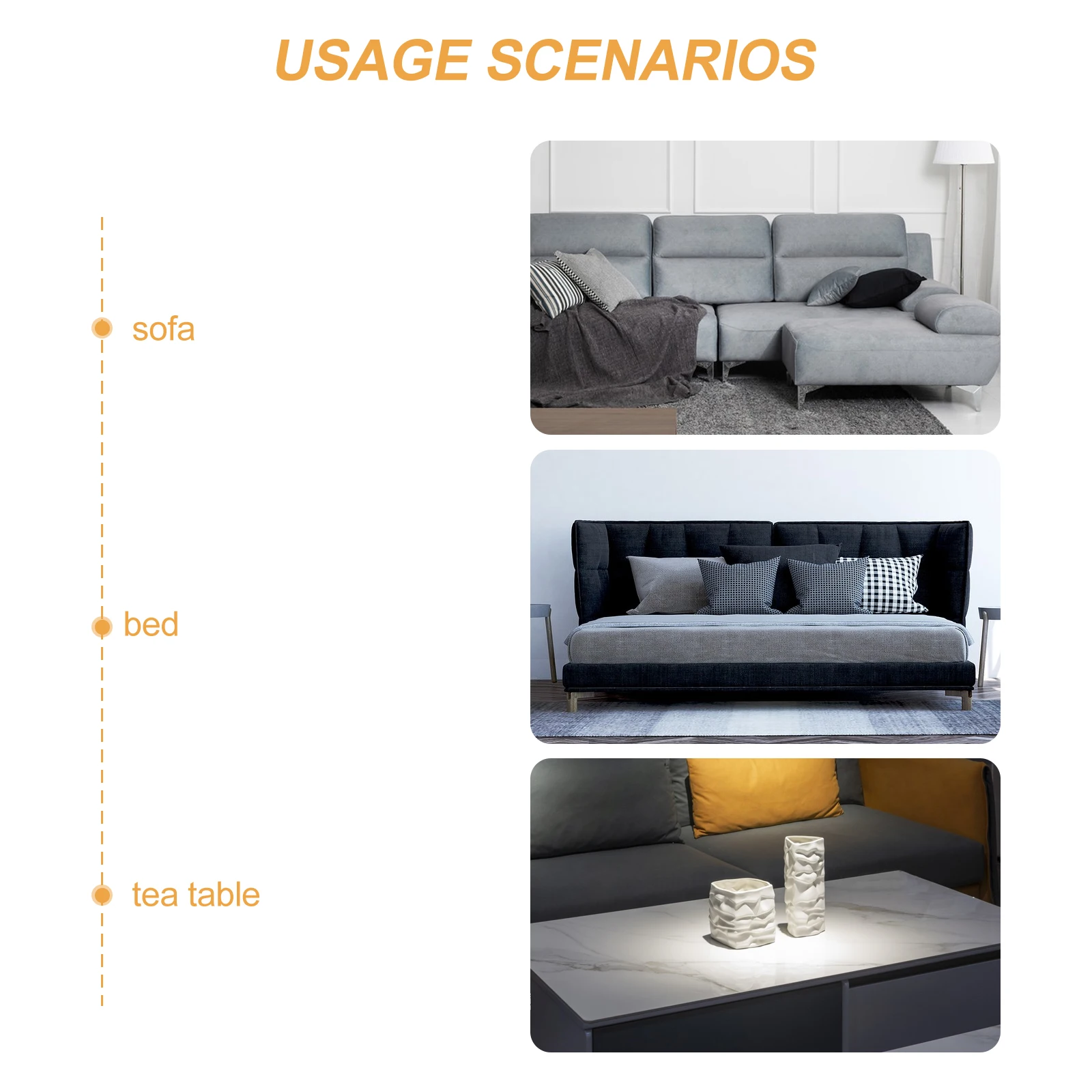 

30Pcs Non Slip Rubber Furniture Feet Pads L Shape Floor Protectors for Chairs Desks Non-Slip Furniture Pads Floor Pad