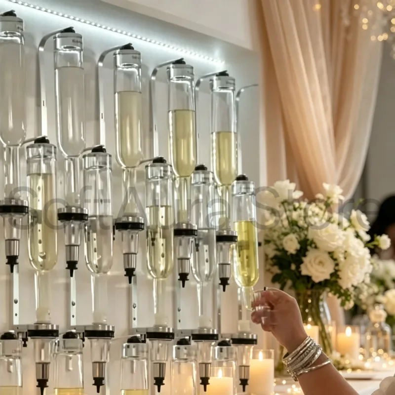 Golden/silvery Hanging Wall Fragrance Distributor 200ml/375ml/500ml/750ml Single Unit Essential Oil Bar Dispenser