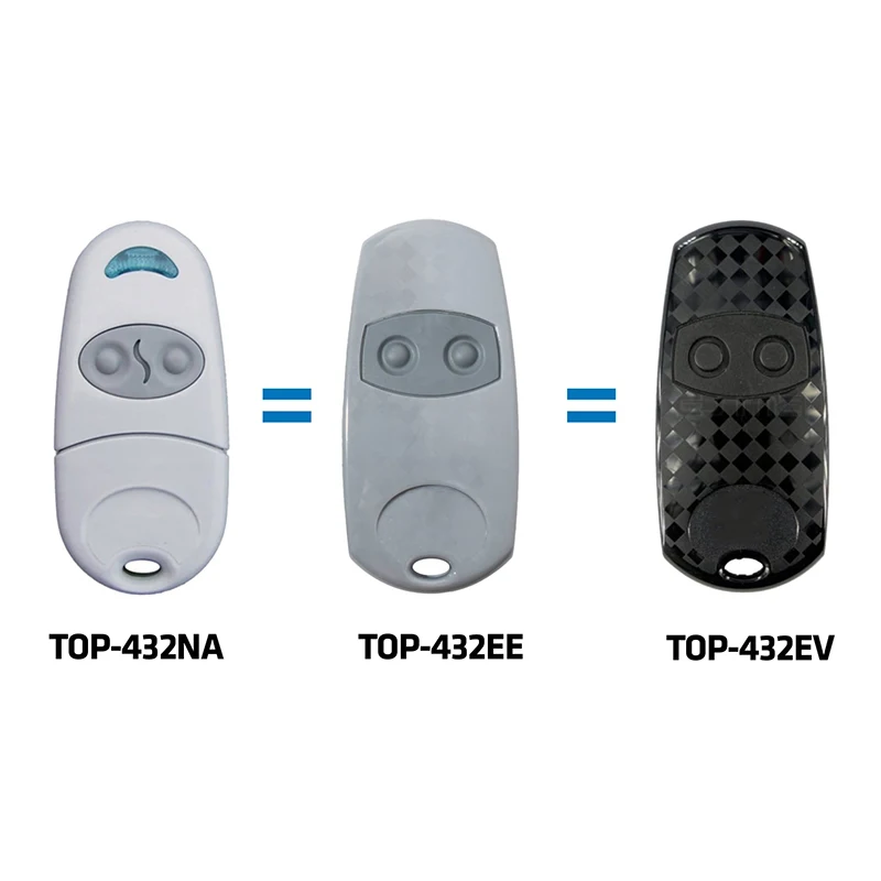 CAME TOP 432NA 432EE 432EV Garage Door Remote Control Duplicator 433.92MHz Fixed Code Electronic Gate Control 432 EV EE NA