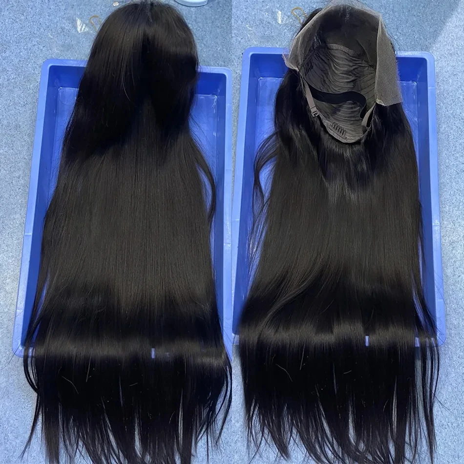 

Прямые парики из натуральных волос Bone Straight 13x6 HD Lace Frontal, готовые к носке, безклеевые парики 5x5, плотность 250%, 40 дюймов, парики 13x4 Lace Front