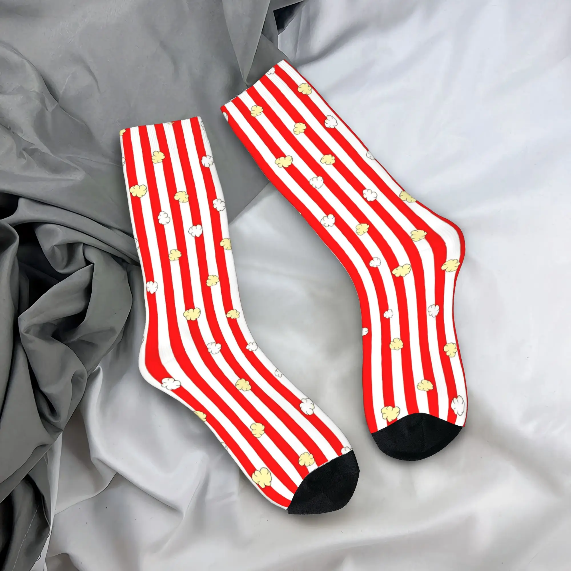 

Повседневные унисекс-носки Popcorn Merch Cozy с милым принтом, дышащие, для повседневной носки