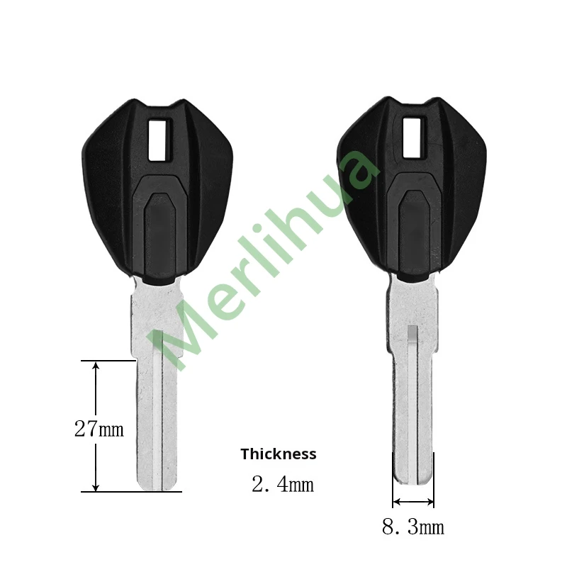 Ducati motorcycle key, suitable for: Ducati 695 696 795 796 1100S 1200S with chip motorcycle key embryo(Can install chips).