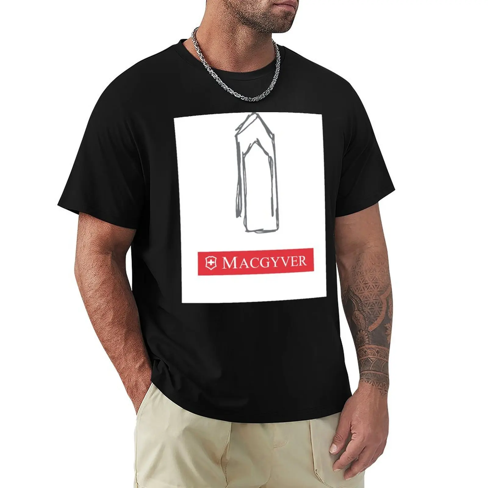 

MacGyver T-Shirt Sports Basic Short Sleeve T-Shirt