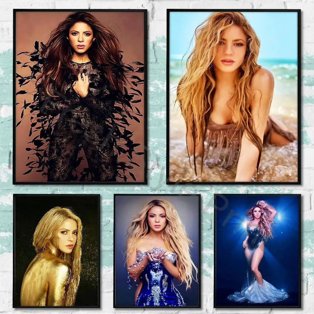 

Singer S-Shakiras-S Poster Waterproof HD Wall Art Decal Self-Adhesive Aesthetic Decor For Home Living