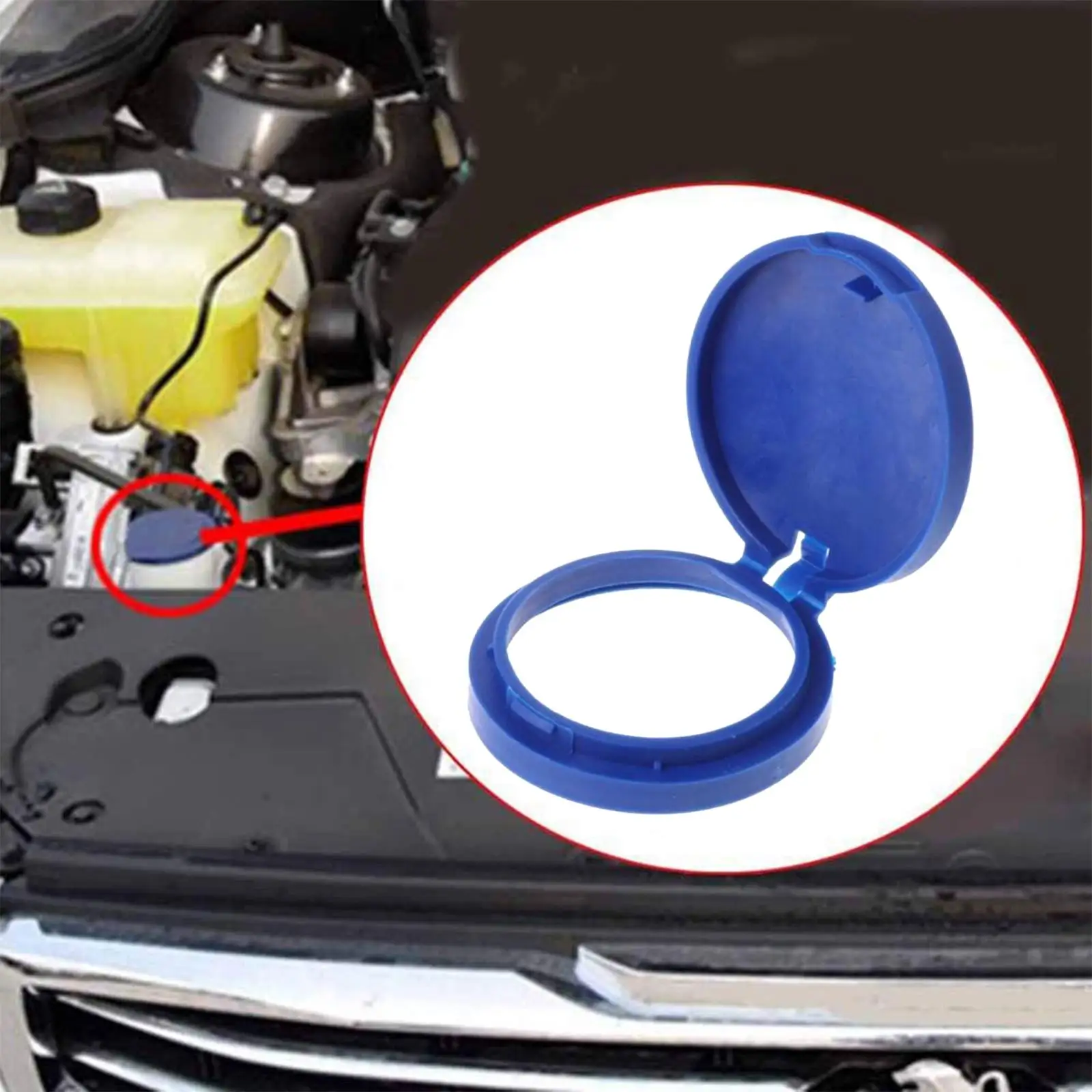 Washer Bottle Cap 45mm Windshield Wiper Reservoir Cap for Peugeot