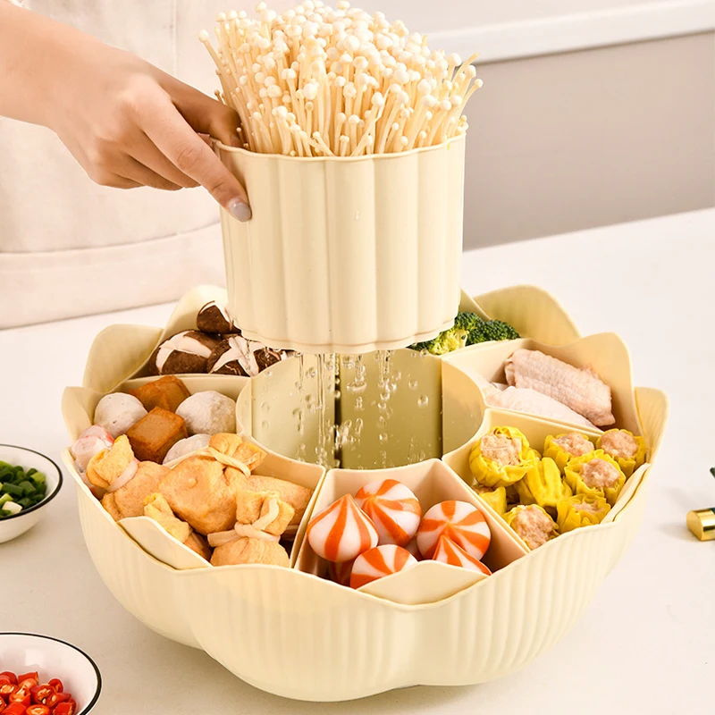 luxury-petal-rotating-hot-pot-draining-basket-snack-nut-dish-storage-tray-vegetable-display-plate-stainless-steel-fruit-basket