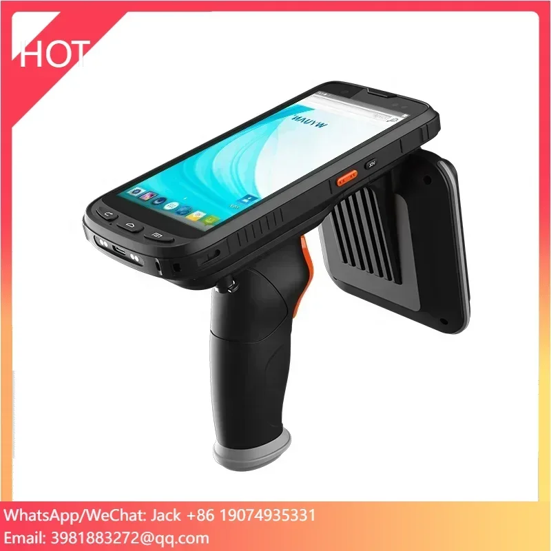Handheld RFID Reader UHF Long Range Smart Terminal PDA Wireless Scanner Android Mobile Data Collector Warehouse Retail Inventory