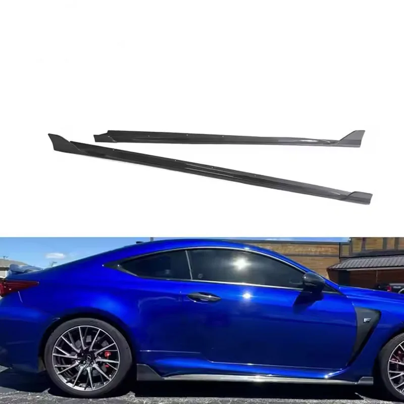 

RCF Carbon Fiber Car Side Blades Side Skirts for Lexus RC-F 2005-2018