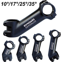 17 25 35 Degree Mountain Bike Handlebar Stem 31.8 Riser MTB Road Bicycle Stem 31.8MM 60/70/80/90/100/110 mm Handle bar Shim