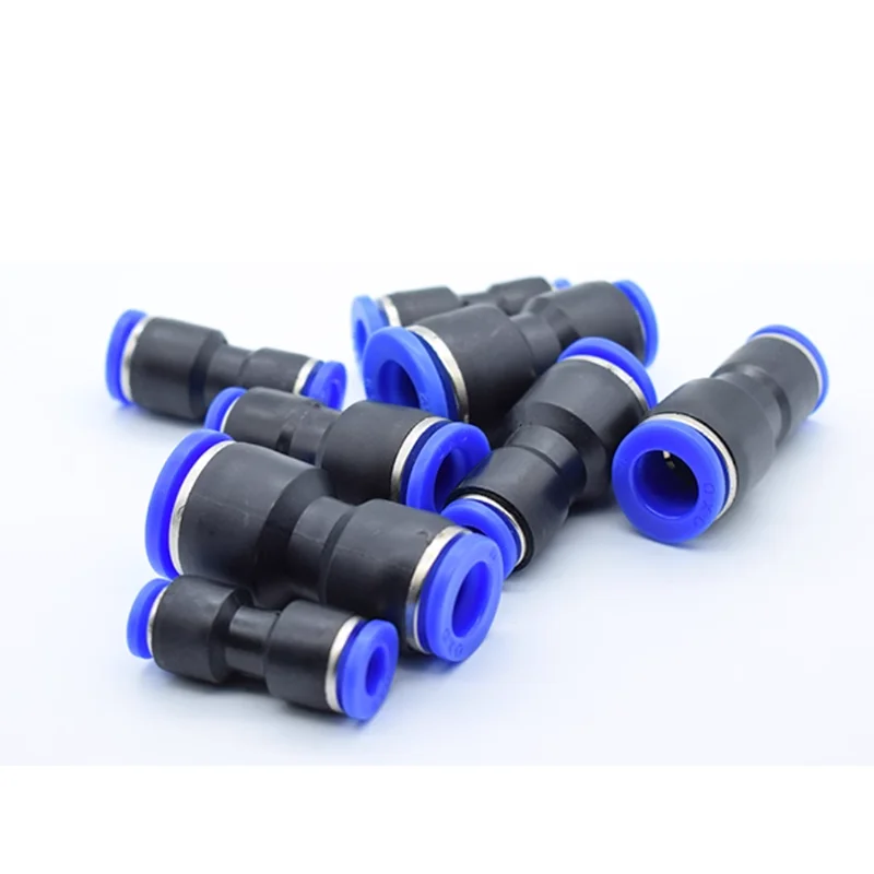 

30PC Pneumatic Fitting Hose Plastic Push Quick Connector diameter plastic adapter gas pipe quick plug PG PK PKG five way