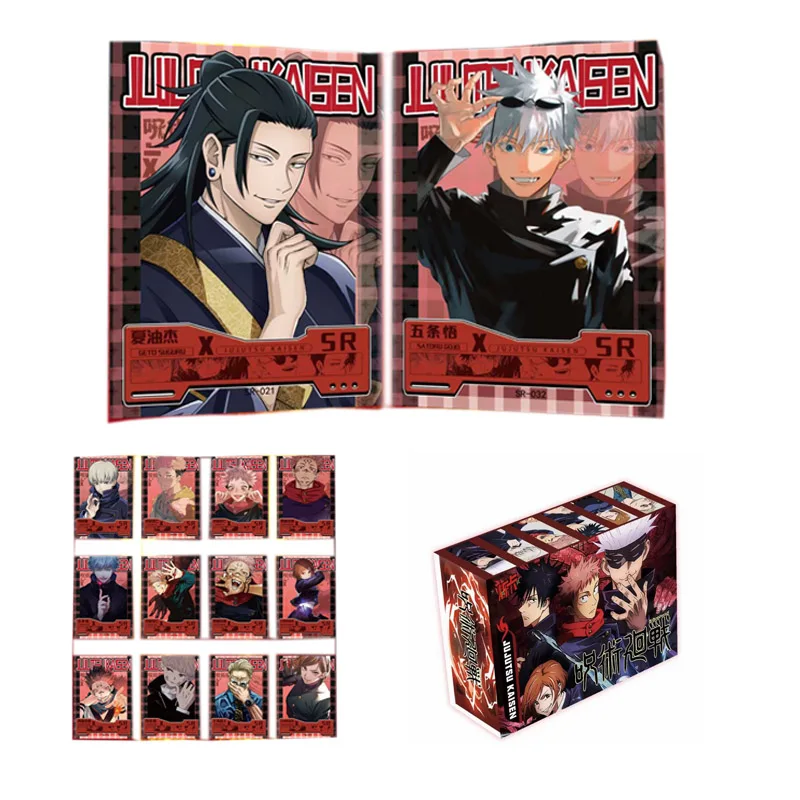 

Jujutsu Kaisen Collection Card High-end Hot Style Limited SR SSR Rare TCG Game Anime Booster Collection Gift Cards for Kids