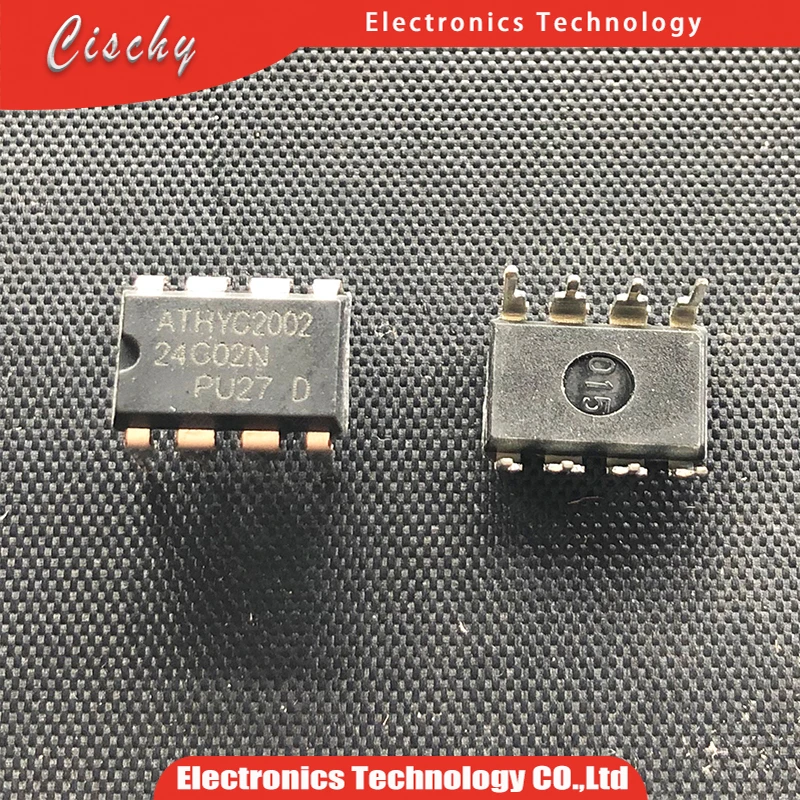 10pcs/lot AT24C02 24C02N 24C02 24C02AN 24C02BN DIP-8 In Stock