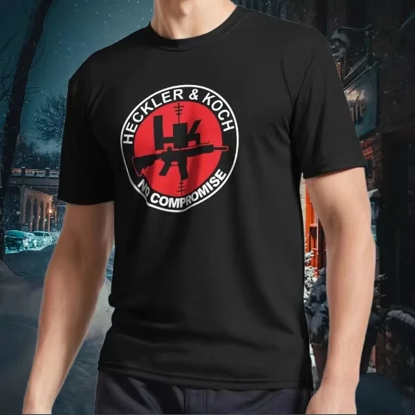 

Новые футболки с длинными рукавами Heckler Koch Summer 2025 с логотипом без измененийise, мужские футболки размера от S до 4XL.
