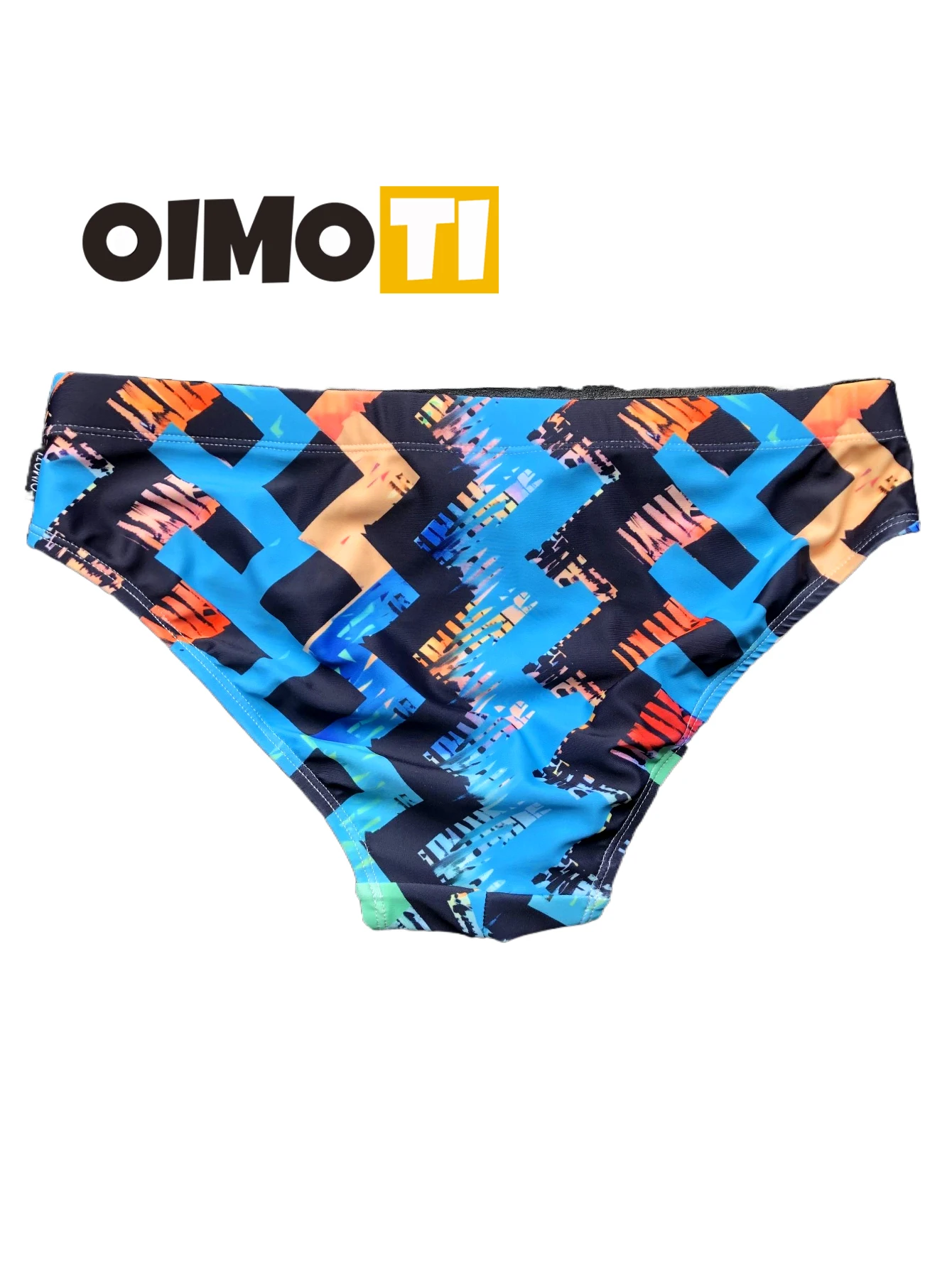 Men's Sexy Swimming Briefs Hot Spring Pants High Elastic Swimming Trunks image 2