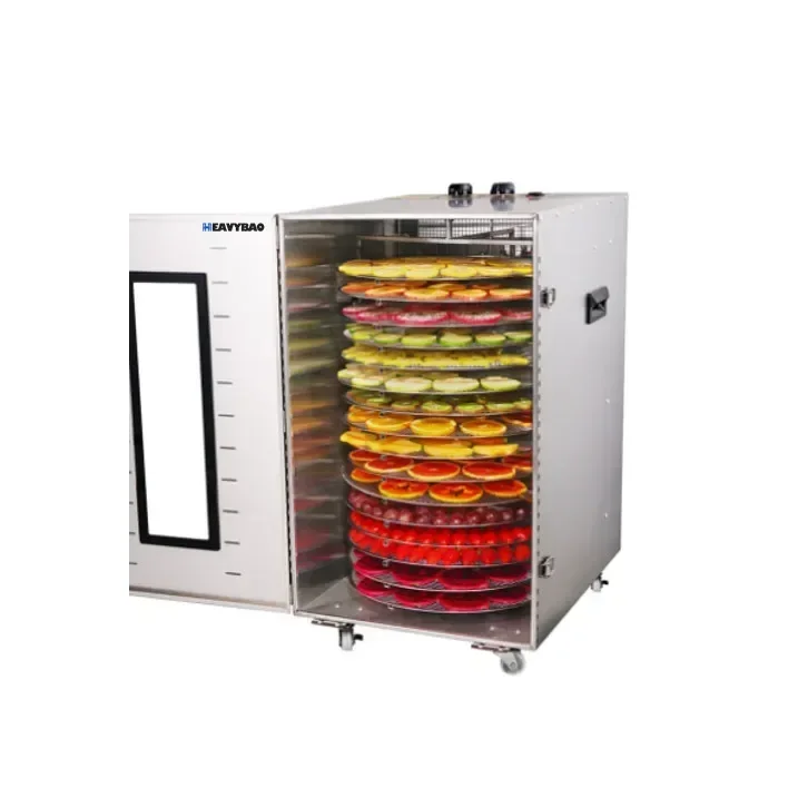 Heavybao Dehydrator For Fruit And Vegetables Industrial Rotating Food Dehydrator Electric Drying Machine With Wheel