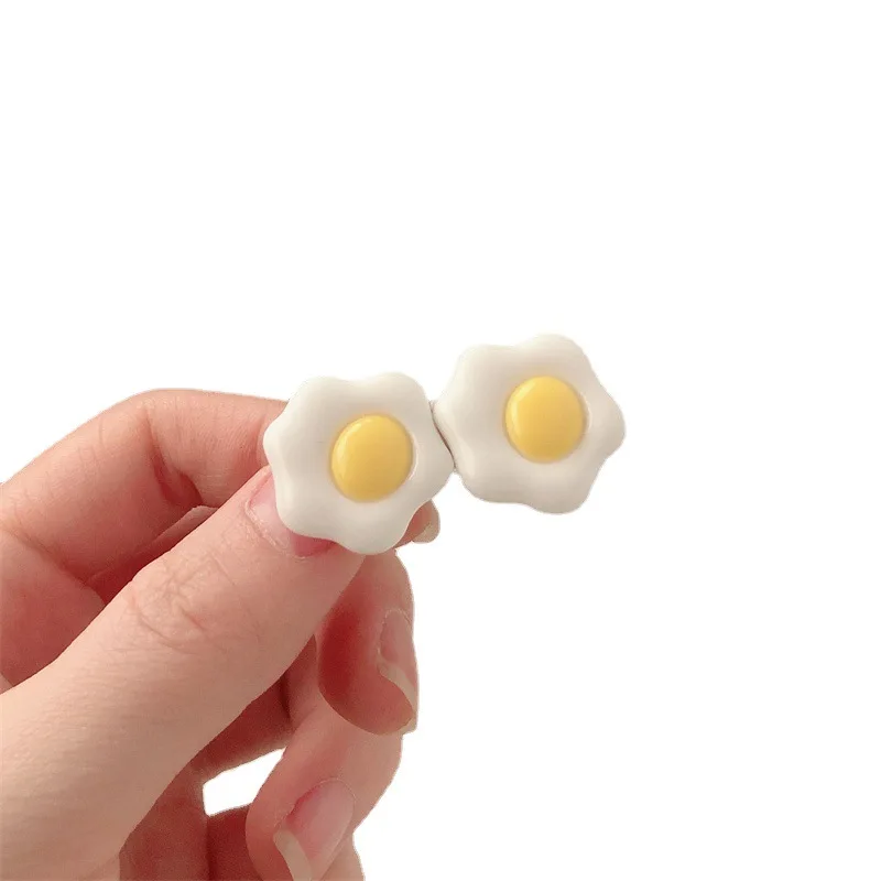 Creative Interesting Chic Korea Egg Sweet Yellow Hairpin Hair Clip Hair Grip Barrettes Hairpin Hair Accessories For Women