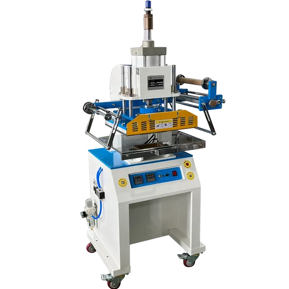 Hot Sale Clothing Logo Hot Stamping Machine | Fabric Logo Embossed Machine
