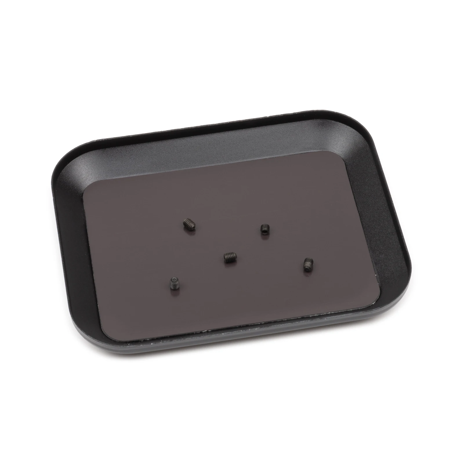 RCXAZ RC Strumento di riparazione in lega di alluminio Vite magnetica Piastra per pallet per Creeper SCX10 D90 D110 Strumento di riparazione per barche per auto aeree