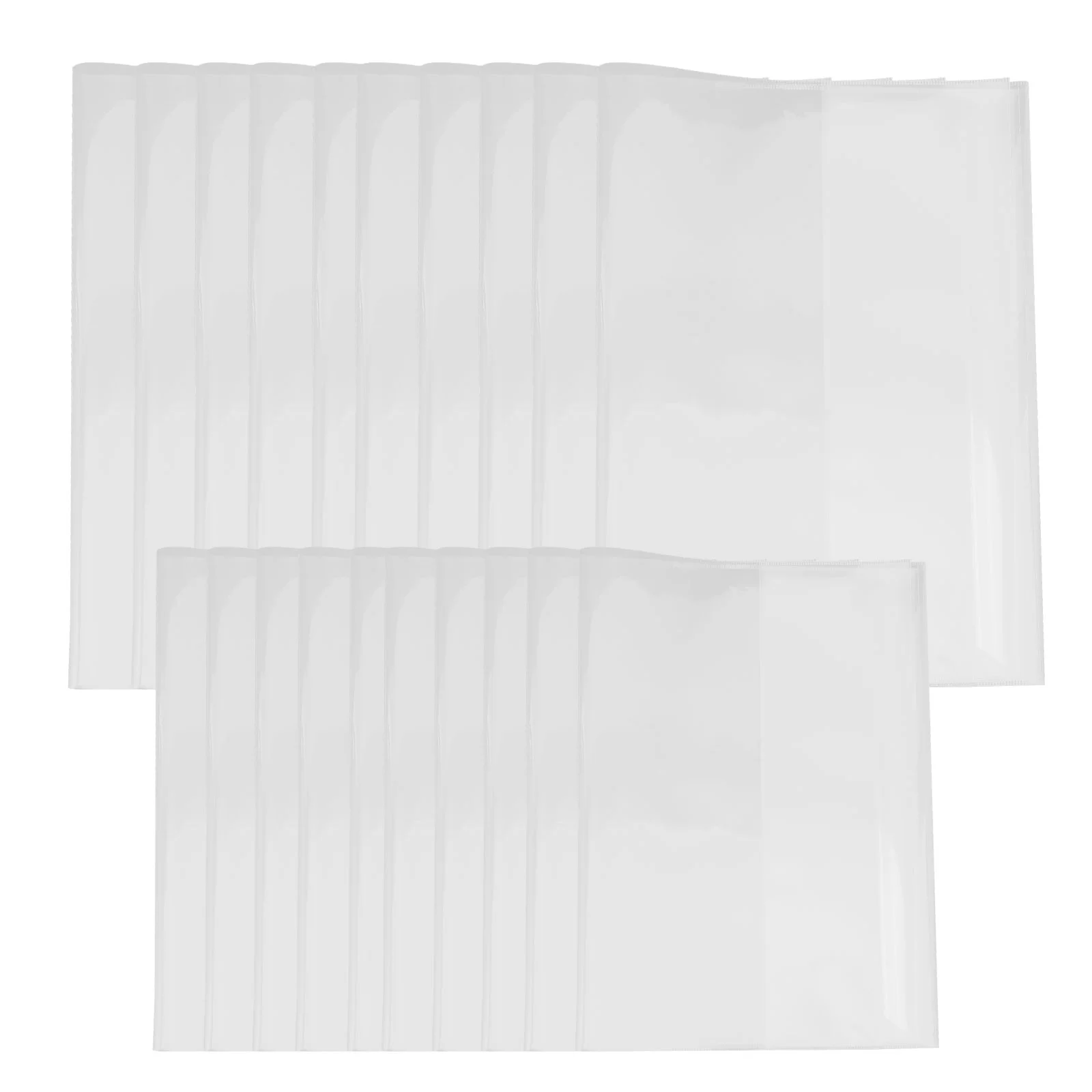 20 Pcs Textbook Wrapping Film Pupils Self Adhesive Cover 4300X3000X010CM Plastic Protection Protective