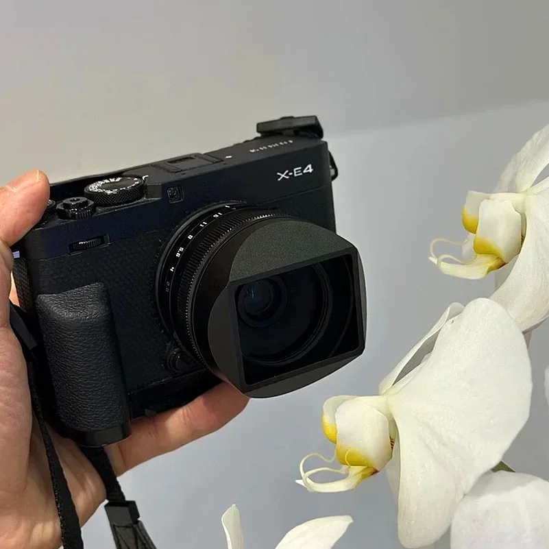 ttartisan-27mm-f28用アルミニウムスクエアレンズフードアダプターリングキット