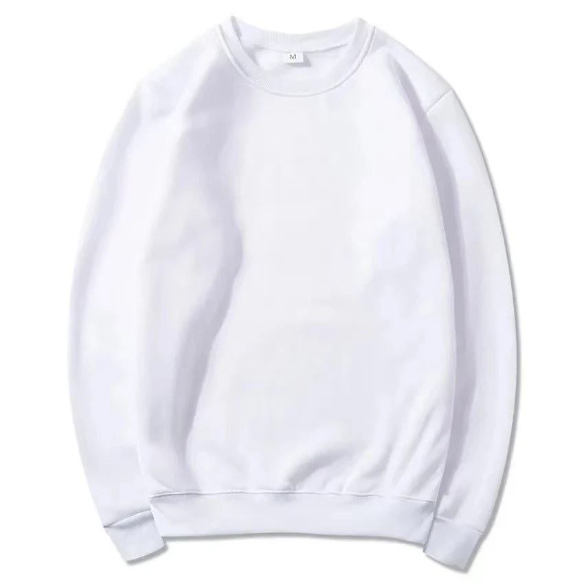 2026 Spring and Autumn Fashion Brand Solid Color Round Neck Long Sleeved Sweater for Men and Women's Fashion Casual Sports Shirt