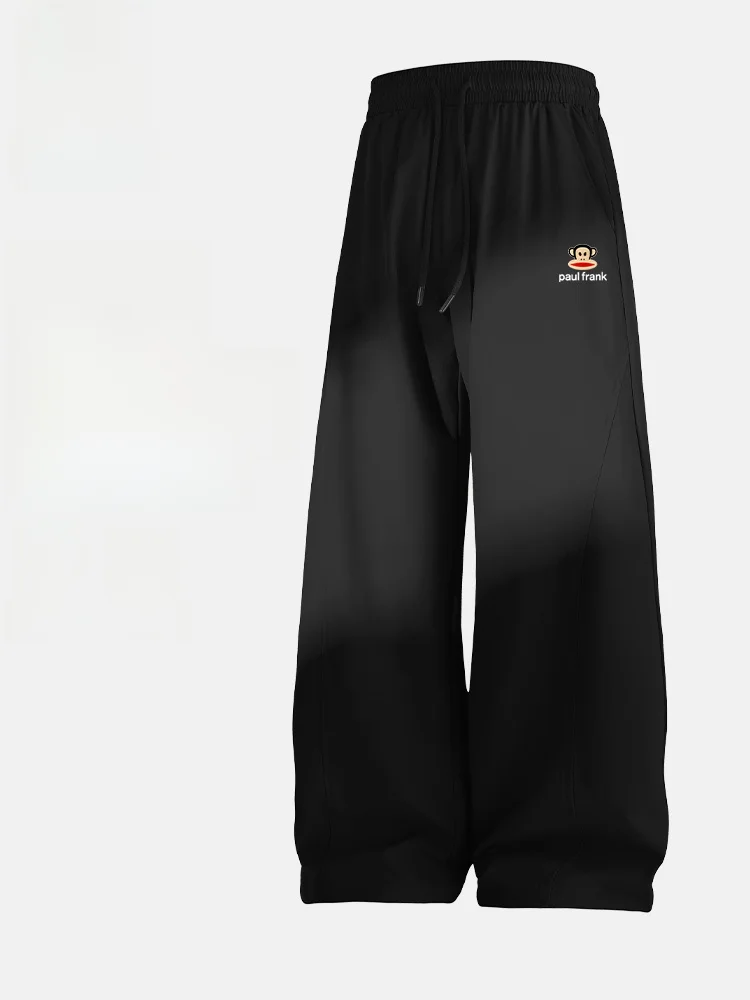 

Мужские повседневные брюки прямого кроя с черными вставками, модные, брендовые, для ранней осени, стильные, длинные брюки Haome