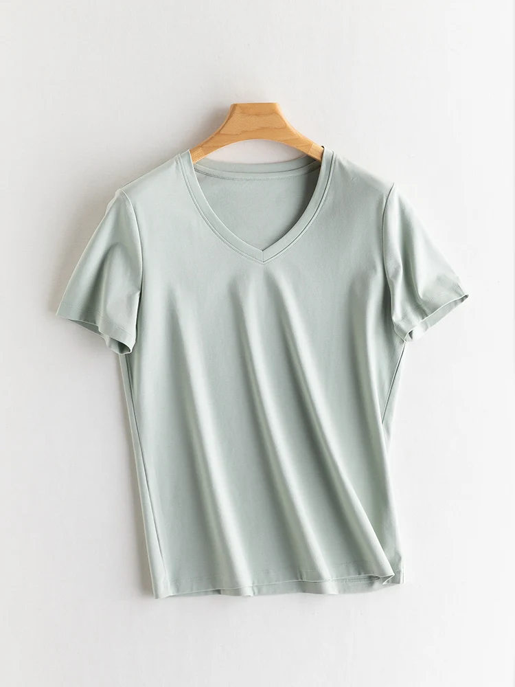 Light Green V neck