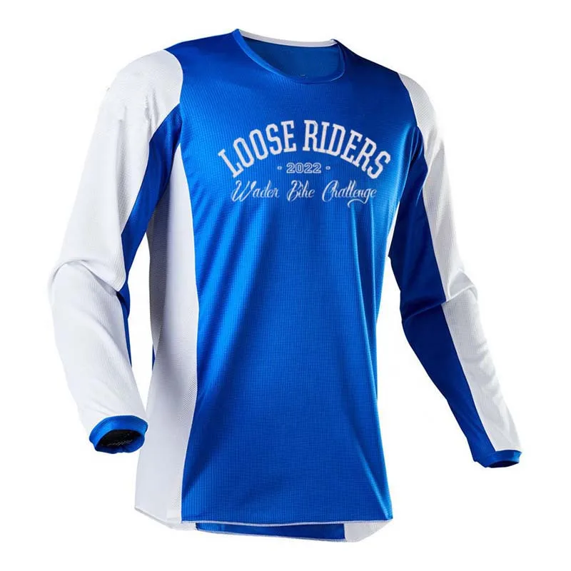 Mountain Enduro Cycling Team Loose Rider Jersey MTB Shirt Motorcycle Breathable Downhill Jersey Racing Ride Jersey