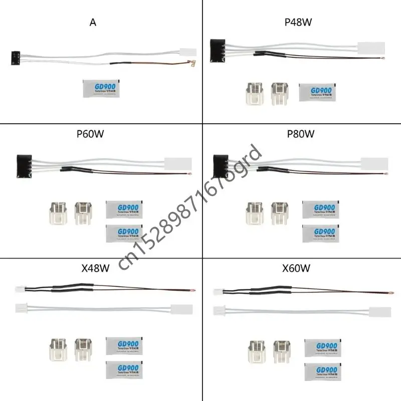 

48 Вт/60 Вт Керамический нагреватель термистор с заменой зажима зажима для P1P P1S/X1C 634A