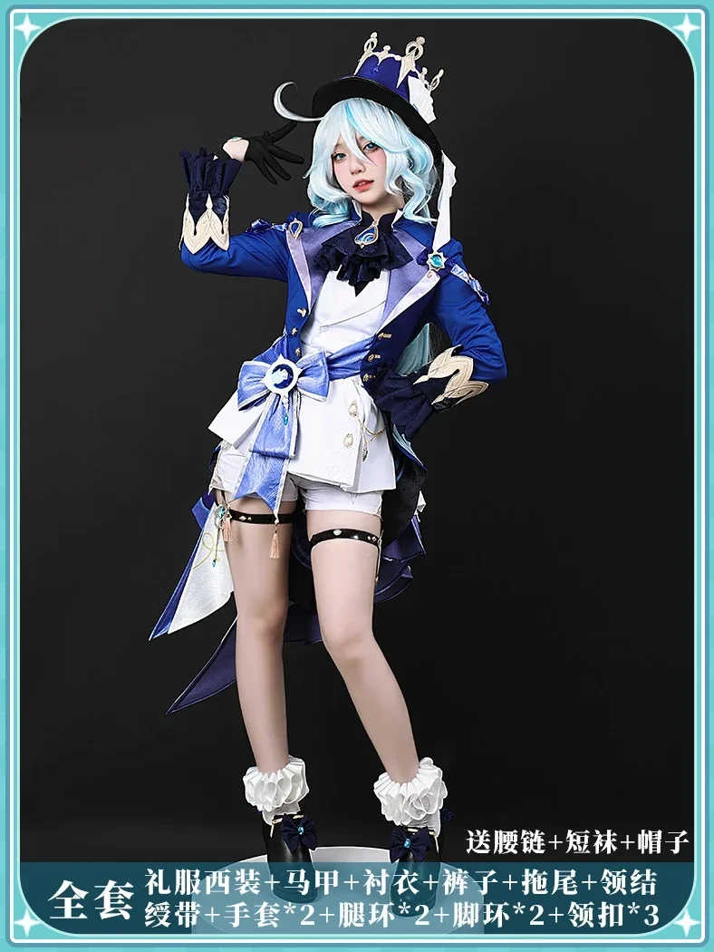 أزياء كوسون فورينا التأثيرية لعبة جينشين إمباكت للهالوين ملابس نسائية كاملة #5