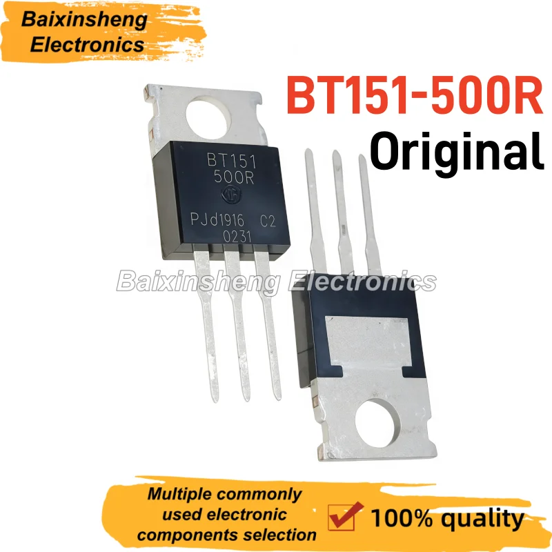 10PCS Original BT151-500R TO-220 Package 12A 500V Single Phase Thyristor SCR Rectifier Diode Electronic Parts