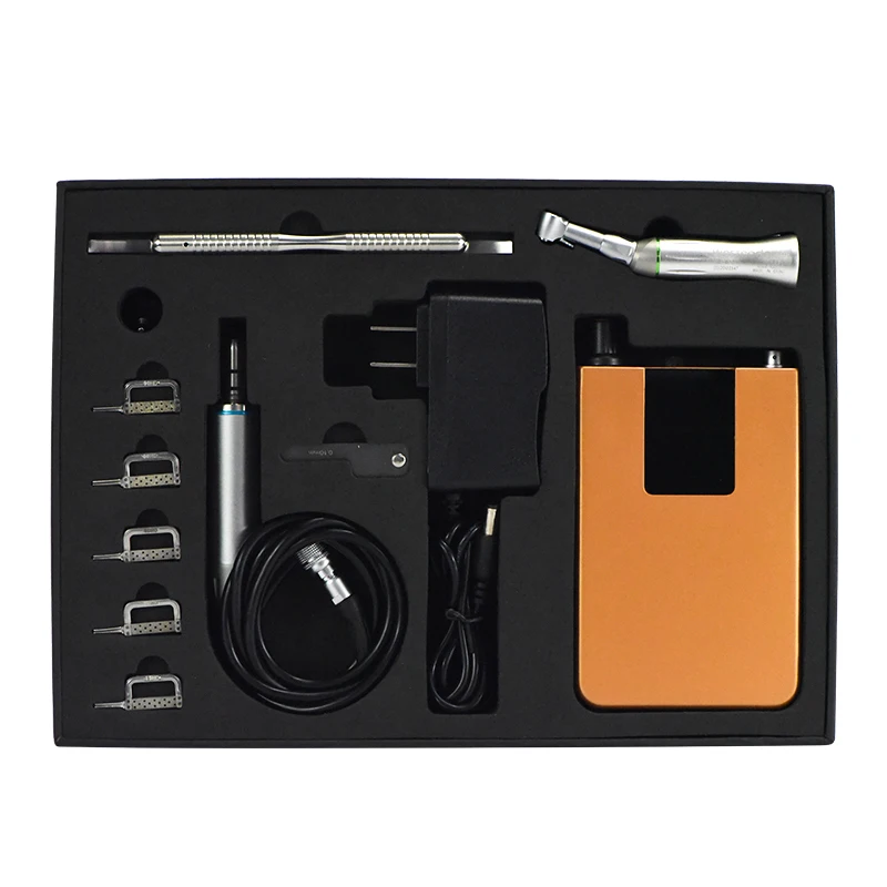 4:1 Reduction Electric Motor Contra Angle IPR Handpiece Interproximal Enamel Kit